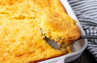 Old-Fashioned Spoon Bread Recipe | Cookies & Cups